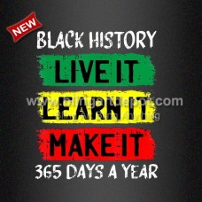 Black History Heat Transfer DTF Printing Vinyl Design