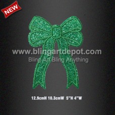 Hot Sale Iron On Glitter Bow Patch