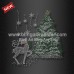 Christmas Deer with Xmas Tree Crystal Heat Transfers for Shirts