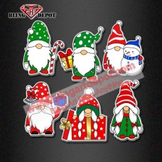 Merry Christmas Gnomes Design DTF Heat Transfers