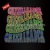 Beautiful Cheerleading Sequin Transfer with Neon Vinyl Film Wholesale