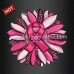 Heat Printed Vinyl Pink Ribbon DTF design for T Shirt