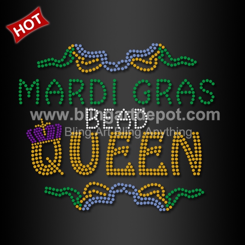 mardi gras iron on vinyl