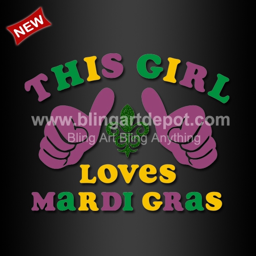 mardi gras heat transfer vinyl